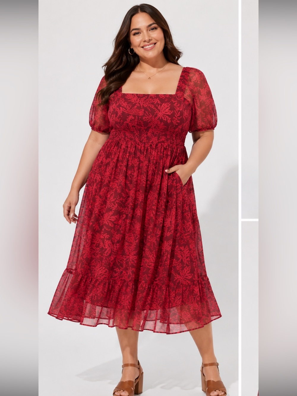 Torrid Smocked Bodice A-Line Dress